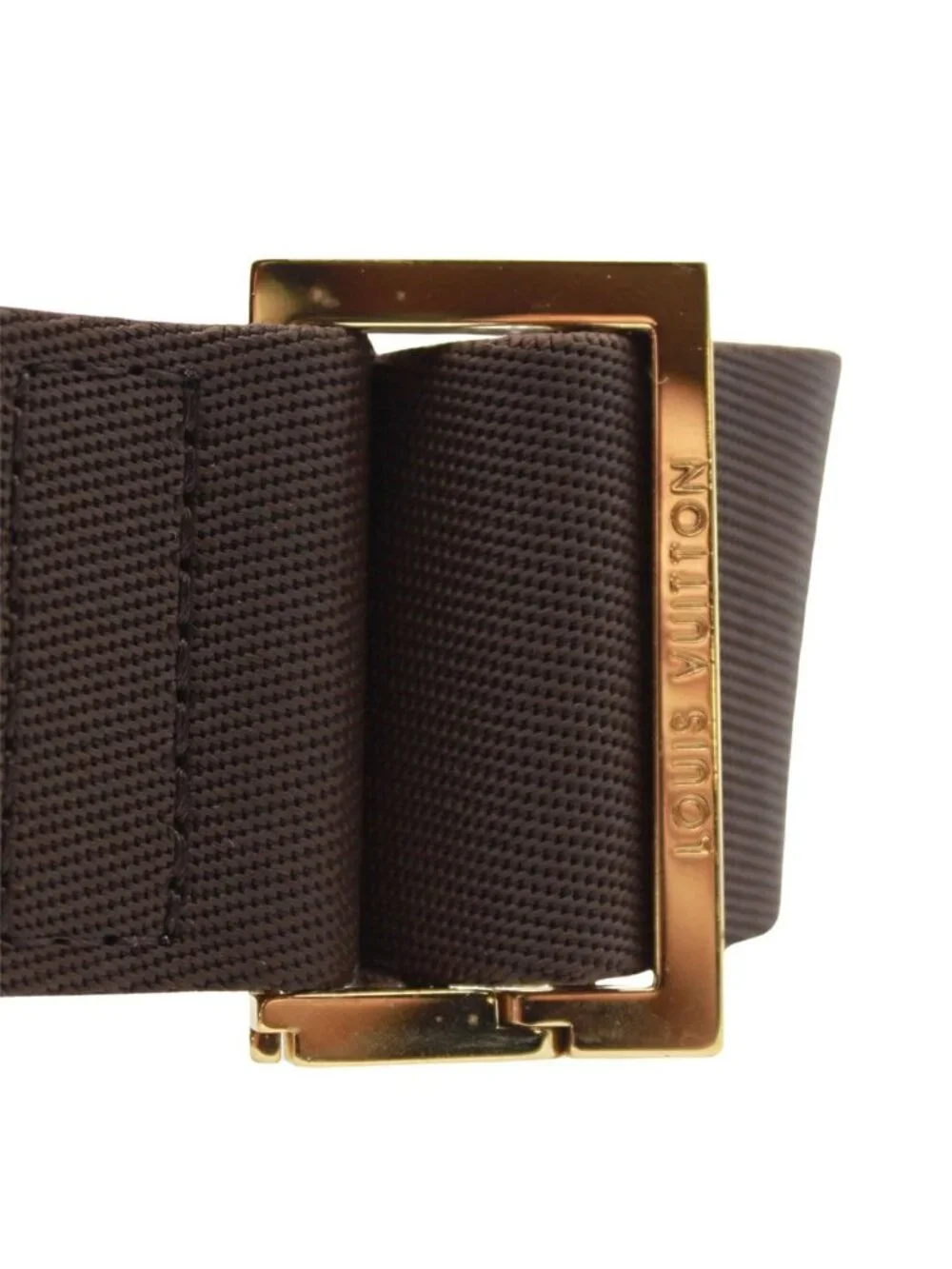 Louis Vuitton Belt Bag Damier Canvas Geronimos Ebene Brown